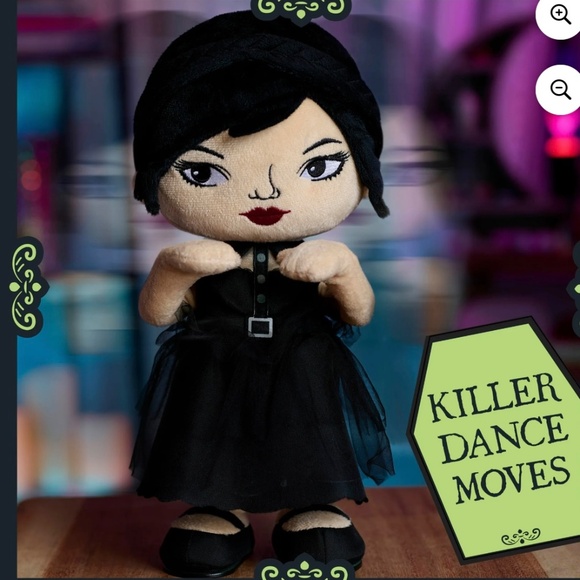 Wednesday Plush Doll - Picture 3 of 4